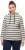 Ulla Popken Stripe Print Loungewear Hoodie Chalk - Hoodies & Sweatshirts - 