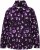 Ulla Popken Floral Print Drawstring Collar Hoodie Black - Hoodies & Sweatshirts - 