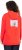 Ulla Popken Back Print Kangaroo Pocket Hoodie Hibiscus Red - Hoodies & Sweatshirts - 