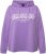 Ulla Popken City Name Graphic Hoodie Light Purple - Hoodies & Sweatshirts - 