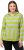 Ulla Popken Mixed Stripe Long Sleeve Hoodie Apple Green - Hoodies & Sweatshirts - 