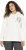 Ulla Popken Face Graphic Long Sleeve Hoodie Off-White - Hoodies & Sweatshirts - 