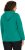 Ulla Popken Face Graphic Long Sleeve Hoodie Emerald Green - Hoodies & Sweatshirts - 