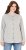 Ulla Popken Cable Knit Long Sleeve Hoodie Light Grey Melange - Hoodies & Sweatshirts - 