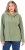 Ulla Popken Teddy Plush Long Sleeve Hoodie Sage Green - Hoodies & Sweatshirts - 