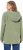 Ulla Popken Teddy Plush Long Sleeve Hoodie Sage Green - Hoodies & Sweatshirts - 