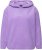 Ulla Popken Teddy Plush Long Sleeve Hoodie Pale Lilac - Hoodies & Sweatshirts - 
