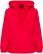 Ulla Popken Plunge Neck Long Sleeve Hoodie Salsa Red - Hoodies & Sweatshirts - 