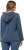 Ulla Popken Raw Hem Long Sleeve Hoodie Night Blue - Hoodies & Sweatshirts - 