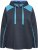 Ulla Popken Waffle Pique Contrast Color Hoodie Navy - Hoodies & Sweatshirts - 