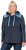 Ulla Popken Waffle Pique Contrast Color Hoodie Navy - Hoodies & Sweatshirts - 