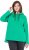 Ulla Popken Lettering GLOWING Hoodie Moss Green - Hoodies & Sweatshirts - 