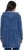 Ulla Popken Indigo Dyed Flounce Panel Hoodie Blue - Hoodies & Sweatshirts - 