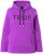Ulla Popken TRUE Lettering Hoodie Neon Red - Hoodies & Sweatshirts - 