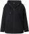 Ulla Popken Eyelet Embroidered Zip-Up Hoodie Black - Hoodies & Sweatshirts - 