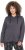 Ulla Popken Snake Detail Zip-Up Hoodie Graphite Grey - Hoodies & Sweatshirts - 