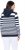 Ulla Popken Oversized Striped Long Sleeve Hoodie Ink Blue - Hoodies & Sweatshirts - 
