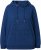 Ulla Popken Applique Lettering Hooded Sweatshirt Dark Blue - Hoodies & Sweatshirts - 