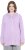 Ulla Popken Decorative Seam Zip-Up Hoodie Lavender - Hoodies & Sweatshirts - 