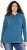 Ulla Popken Rhinestone Drawstring Moon Wash Hoodie Teal - Hoodies & Sweatshirts - 
