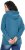 Ulla Popken Rhinestone Drawstring Moon Wash Hoodie Teal - Hoodies & Sweatshirts - 