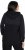 Ulla Popken Mixed Texture Button Down Hoodie Black - Hoodies & Sweatshirts - 