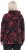 Ulla Popken Fleece Flower Print Zip-Up Hoodie Black - Hoodies & Sweatshirts - 