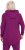 Ulla Popken Contrast Piping Zip-Up Hoodie Pink Berry - Hoodies & Sweatshirts - 