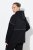 Ulla Popken Mix Fabric Reflective Trim Zip Hoodie Black - Hoodies & Sweatshirts - Kuschelige Sweatshirts, Hoodies & Strick