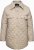 Ulla Popken Quilted Water Repellent Shirt Jacket Medium Grey - Jacken - 
