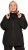 Ulla Popken Lightweight Rain Jacket Black - Jacken - 