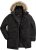 Men Plus Parka With Fur Hood Black - Herren jacken - Herren Jacken in großen Größen