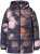 Ulla Popken HYPRAR Water-Repellent Allover Print Jacket Black - Jacken - 