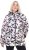 Ulla Popken HYPRAR Water-Repellent Allover Print Jacket Pale Beige - Jacken - 