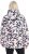 Ulla Popken HYPRAR Water-Repellent Allover Print Jacket Pale Beige - Jacken - 