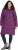 Ulla Popken HYPRAR Longline Water Repellent Jacket Plum - Jacken - 