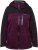 Ulla Popken HYPRAR Lightweight Triple Function Jacket Dark Berry - Jacken - 