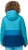 Ulla Popken HYPRAR Colorblock Fully Lined Ski Jacket Bright Turquoise - Jacken - 