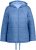 Ulla Popken Reversible Butterfly Print Fully Lined Quilted Jacket Blue Denim - Jacken - 