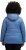 Ulla Popken Reversible Butterfly Print Fully Lined Quilted Jacket Blue Denim - Jacken - 