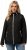 Ulla Popken Hyprar Quilt Mix Jacket Black - Jacken - 