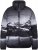 Ulla Popken HYPRAR Mountain Scene Performance Puffer Jacket Black - Jacken - 