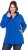 Ulla Popken HYPRAR Triple Function Longline Softshell Jacket Peacock Blue - Jacken - 