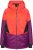 Ulla Popken HYPRAR Performance Colorblock Ski Jacket Coral - Jacken - 