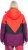 Ulla Popken HYPRAR Performance Colorblock Ski Jacket Coral - Jacken - 