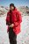 JAY-PI Warm Quilted Parka Dual Function Windproof and Water Repellent Red - Herren jacken - Herren Jacken in großen Größen