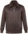 JP1880 Bomber Jacket Faux Leather Dark Brown - Herren jacken - Herren Jacken in großen Größen
