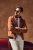 JP1880 Jacket Leather Lamb Nappa Brown - Herren jacken - Herren Jacken in großen Größen
