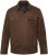 JP1880 Leather Jacket Nubuck Shirt Collar Brown - Herren jacken - Herren Jacken in großen Größen