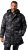 JP1880 Quilted Parka with Camouflage Drawstring Waist Black - Herren jacken - Herren Jacken in großen Größen